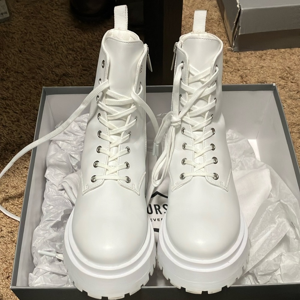 Thursday Dolce (White) Vegan Leather
